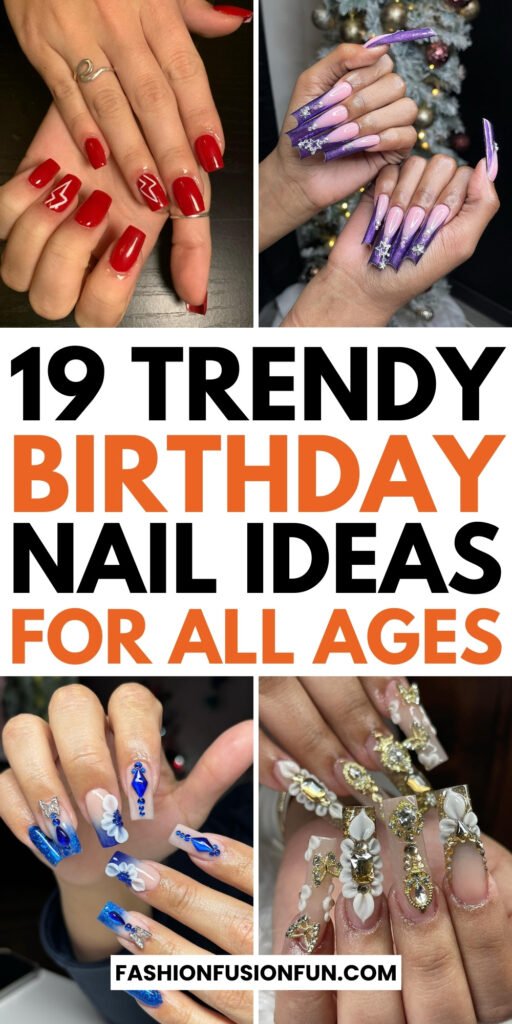 Simple Cute Birthday Nails For All Ages