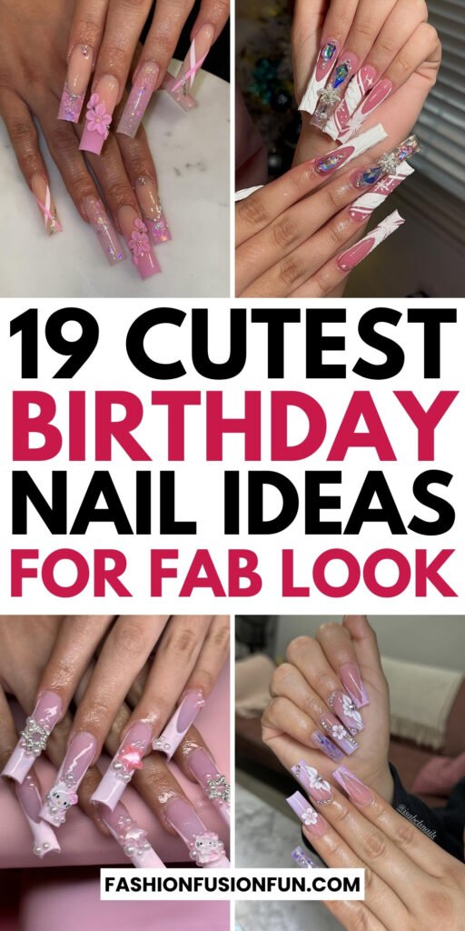Simple Cute Birthday Nails For All Ages