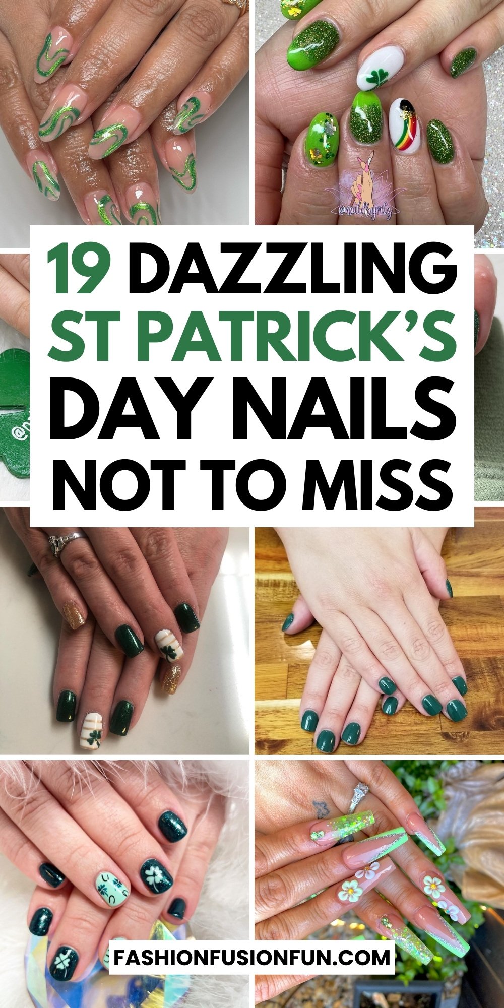 19 Cute Simple St Patricks Day Nails - Fashion Fusion Fun