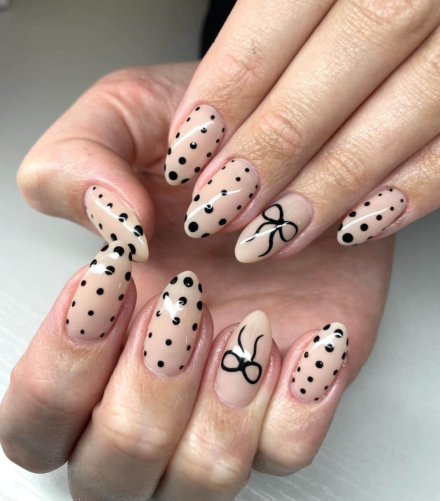 21 Trendy Polka Dot Nails - Fashion Fusion Fun